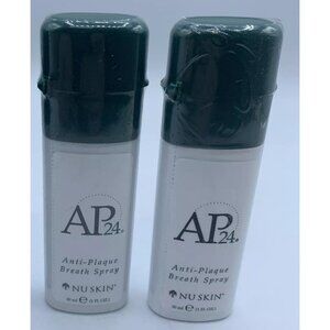 Nu Skin AP 24 Anti-Plaque Breath Spray 1 Fl Oz 30 ml Lot of 2 New and Sealed